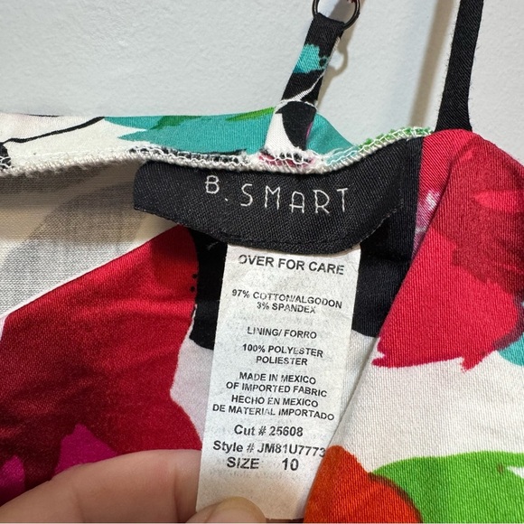 B. Smart Multicolor Floral Dress. Size 10 - Picture 5 of 14